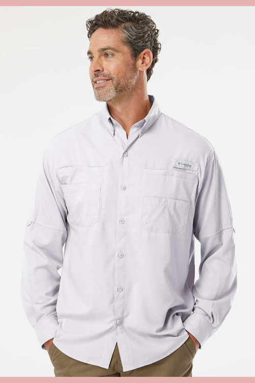 CSB Columbia Men's PFG Tamiami Short/Long Sleeve Shirt