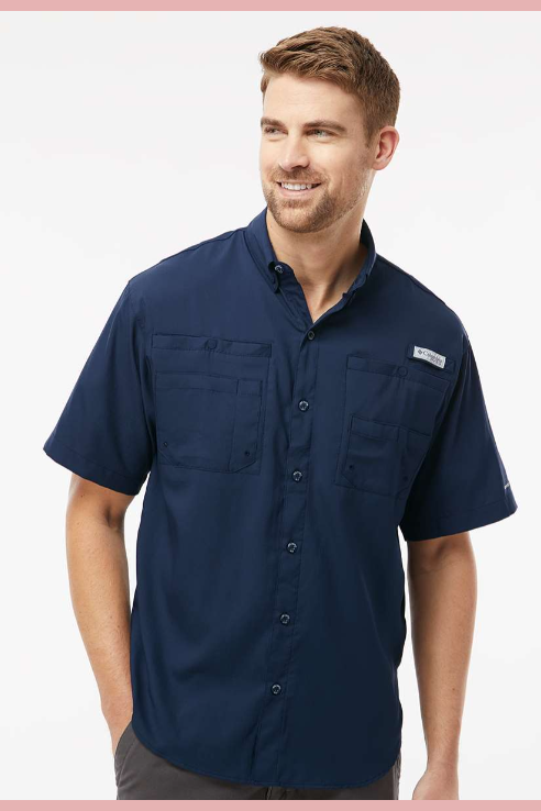 CSB Columbia Men's PFG Tamiami Short/Long Sleeve Shirt