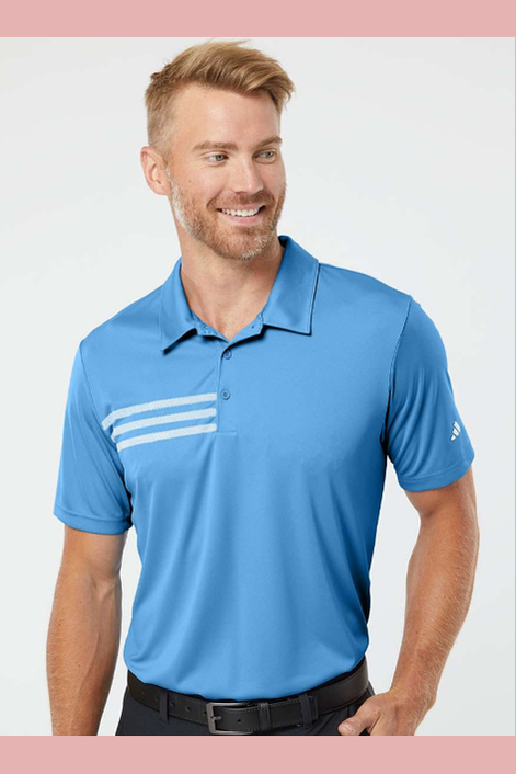 CSB Adidas Men's 3-Stripes Chest Polo