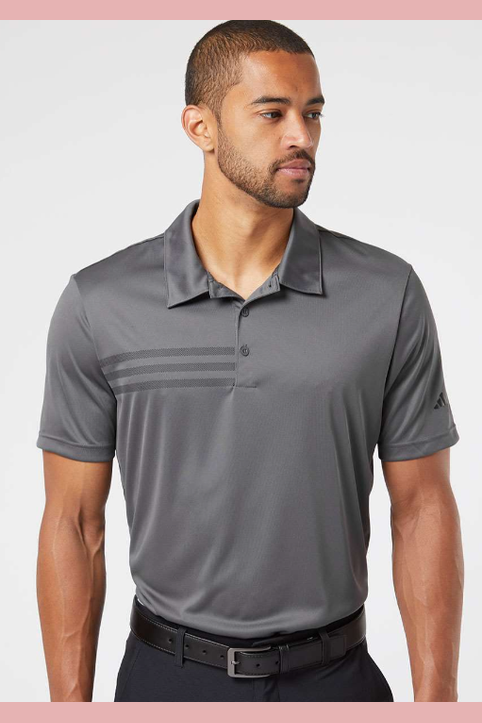 CSB Adidas Men's 3-Stripes Chest Polo