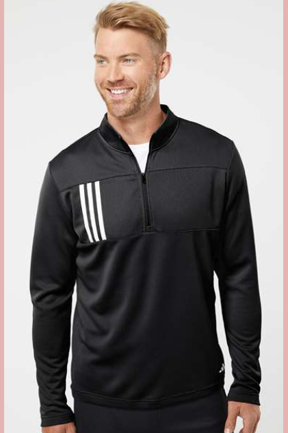 CSB Adidas Men's 3 Stripe Quarter Zip Pullover