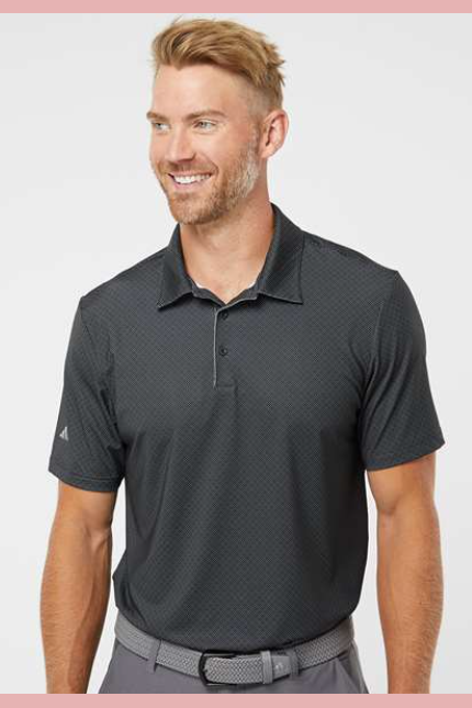 CSB Adidas Men's Diamond Dot print Polo