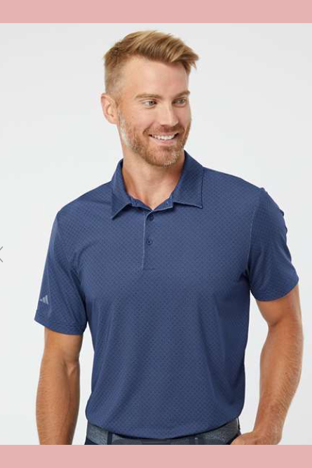 CSB Adidas Men's Diamond Dot print Polo