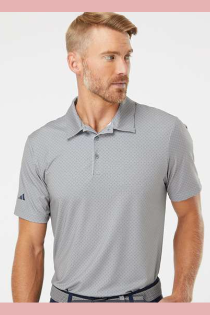 CSB Adidas Men's Diamond Dot print Polo