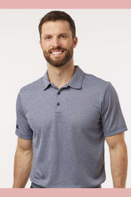 CSB Adidas Men's Spaced Dyed Polo