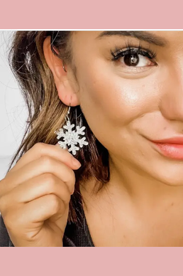 Petite Snowflake earring