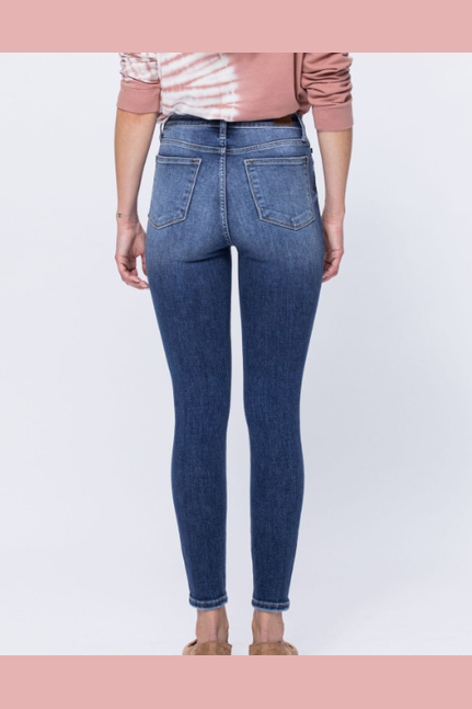 Judy Blue Hi Rise buttonfly skinny