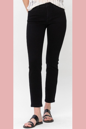 Judy Blue Mid Rise Black Slim Fit