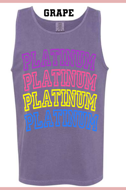 PDC PLATINUM Tanks - Adult