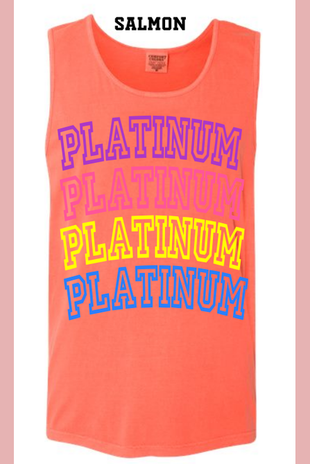 PDC PLATINUM Tanks - Adult