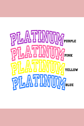 PDC PLATINUM Tanks - Adult