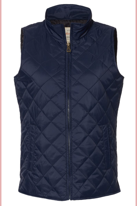 CSB Women's Vintage Diamonded Quilted Vest