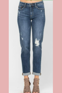 Judy Blue mid rise straight denim