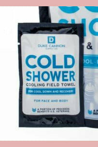 Cold shower towels