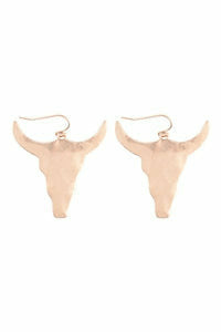Bull head earrings