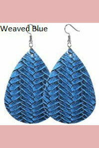 weaved blue