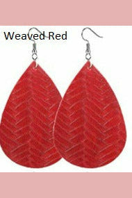 weaved red