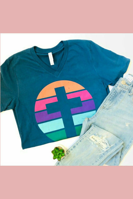 Sprint Easter cross tee